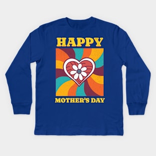 Happy Mothers Day Kids Long Sleeve T-Shirt